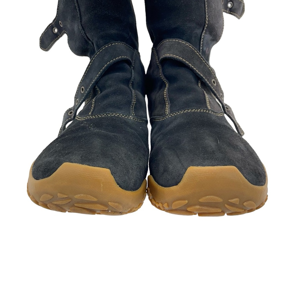 Salomon Lhasa Suede & Fur Boots 9 Black - Picture 11 of 16
